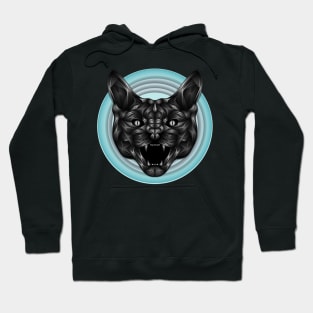 Evil black cat Hoodie